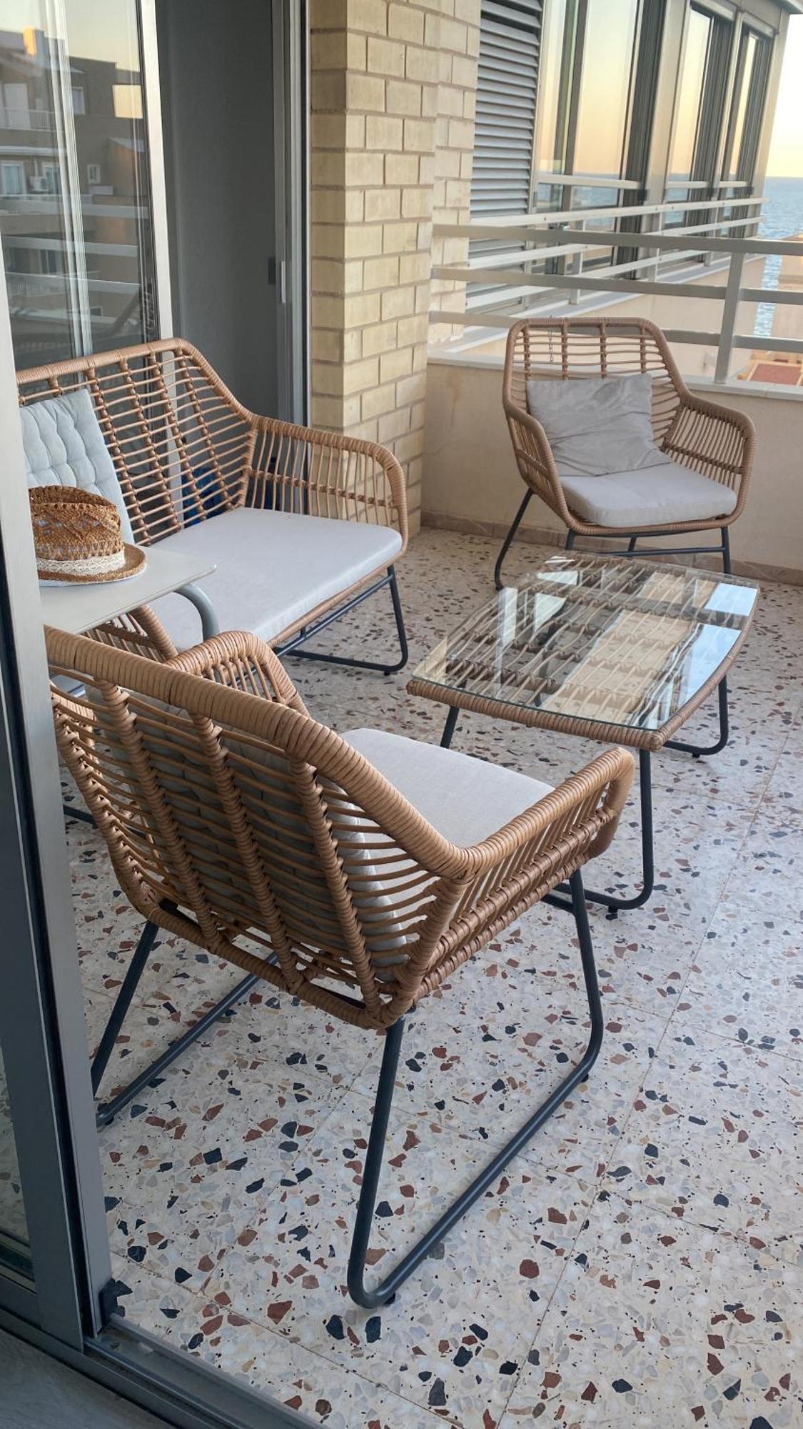 70 Sqm Apartment With Seaview In Arenales Del Sol. Eksteriør billede